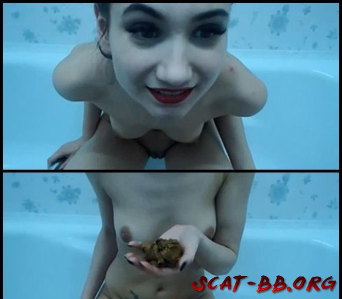Russian girl shit play in bath (Dirty cam girls) 18 April 2018 [SD] 186 MB