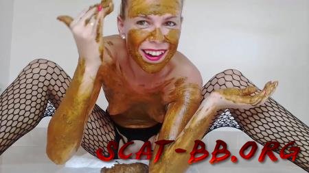 Giant Poo, Scat Pussy Play, Face Smear/Fishnets (MissAnja) 7 December 2018 [HD 720p] 873 MB