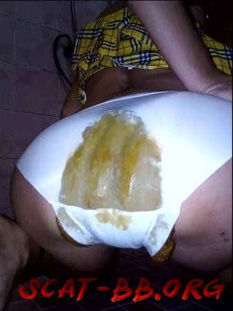 Filthy Schoolgirl Poop in Her White Panty and Make Big Mess with Poo Smearing (MissAnja) 14 March 2022 [FullHD 1080p] 295 MB
