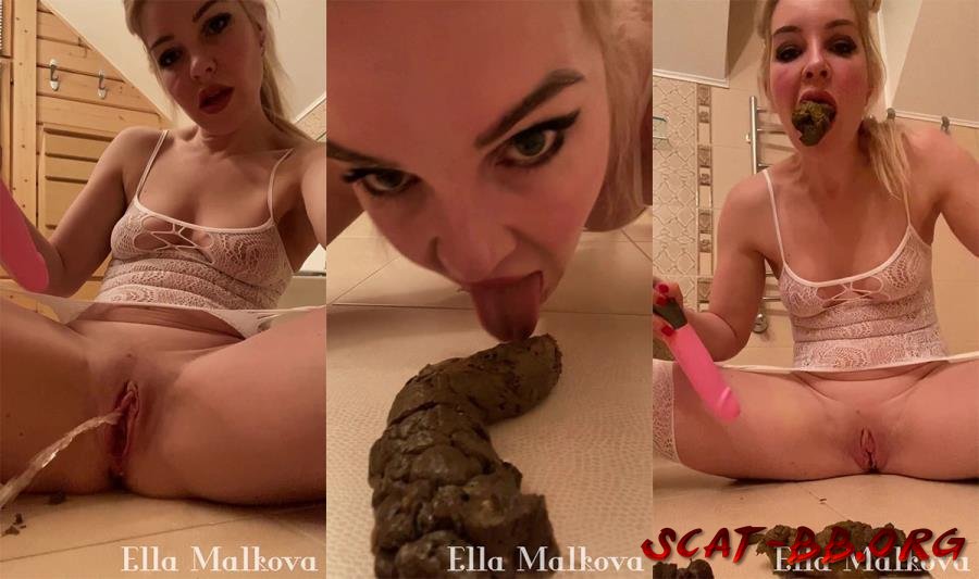 Masturbating and Licking Shit (Scat Ella / Ella Malova) 16 Jule 2022 [UltraHD 2K] 440 MB
