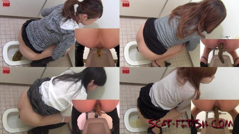 Double view toilet spycam pooping.  -スカトロCloseup BFFT-06 [3.27 GB/HD 720p]