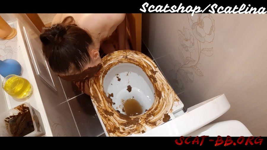 Dirty toilet (part 1) (ScatLina) 31 March 2020 [FullHD 1080p] 1.28 GB