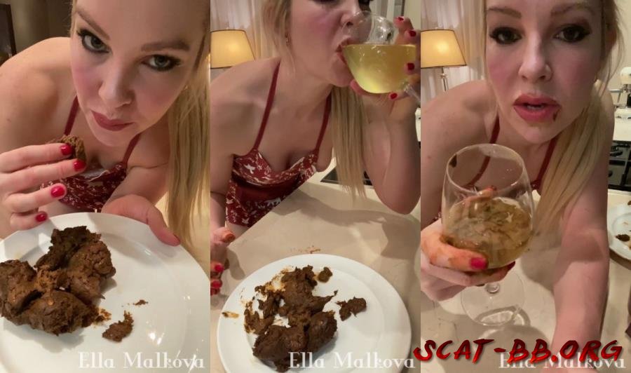 Scat Ella - Eating drinking Scat, Pee and Vomit (Ella Malova) 30 December 2021 [UltraHD 2K] 911 MB