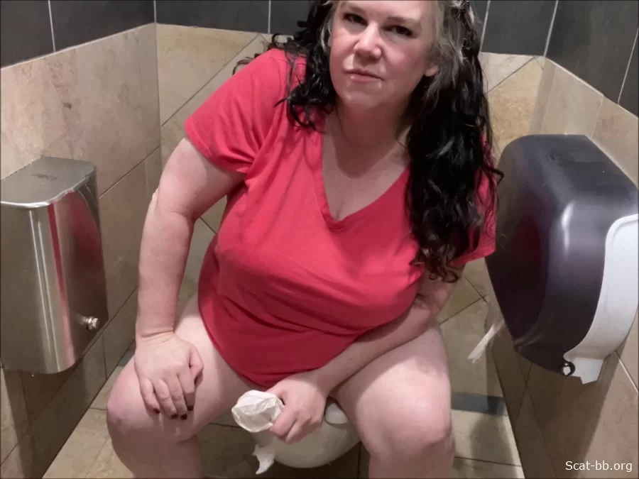 Public Bathroom Embarrassed Shit (Granny) 18 March 2024 [FullHD 1080p] 663 MB