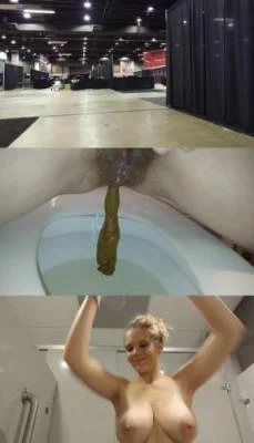 Public Porn Convention Pee and Surprise Poop (CandieCane) 14 October 2024 [FullHD 1080p] 1.12 GB