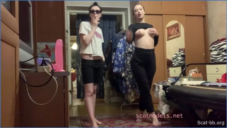 Asha, Bunny, Sasha (asha bunny rim and poo) Scat, Lesbian: Russia FullHD 1080p