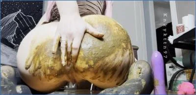 KnkyKttn97 Takes Anal and Smearing with Feet to the Next Level
