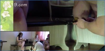 Milana Smelly Dominated in Hardcore Scat Show: Chocolate Cake Special