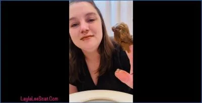 Layla Lee's Make-Up Touch Up: Dirty Shit Eating and Hairy Pussy Play