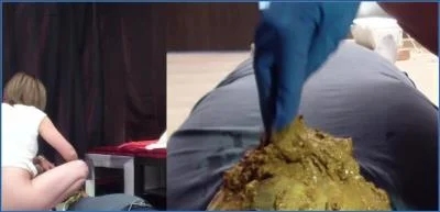 Milana Smelly Dominates in Extreme Scat and Piss Play Dinner clip