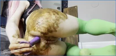 KnkyKttn97 Takes on Hardcore Anal and Kaviar Scat Play
