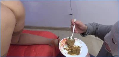 Milana Smelly indulges in piss drinking and scat play in a hardcore Russian fetish video
