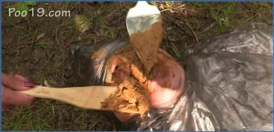 Milana Smelly in Forest Scat Domination with Verbal Humiliation and Peeing