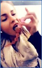 LilbuttLex Licks Anal Beads Clean in Hardcore Copro porn