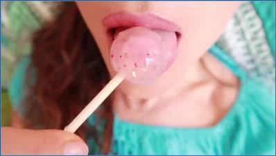 Sabrina Dacos Enjoys Kaviar and Toys in Lollipop Fun
