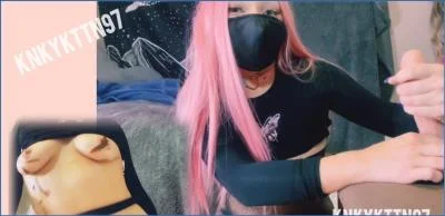KnkyKttn97 Shocks Fans with Hardcore Anal and Kaviar in JOI Challenge