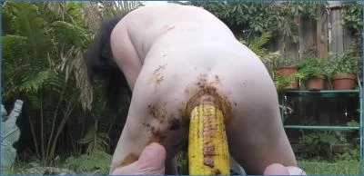Dirtygardengirl Enjoys Hardcore Toilet Play with Corn Dildo in Canada