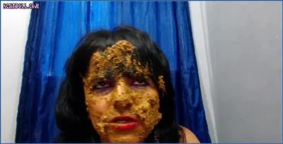 Doll Stars in Hardcore Scat Play and Shit Eating with Brightly Coloured Nails
