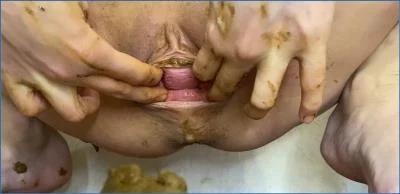 Veronika's Extreme Enema, Fist, and Puke Fest in Sordid-hot Scat