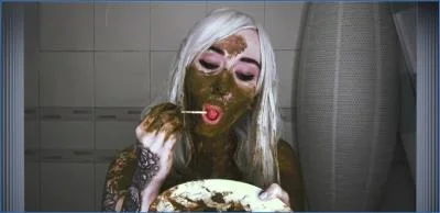 Dirty Betty Dominates with Kaviar - Mega Scat Eating and Anal Play