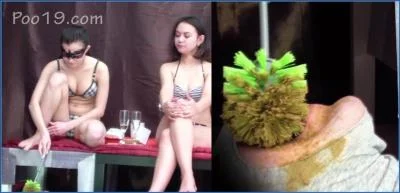 Milana Smelly Streams Uninhibited Shit Eating and Pussy Masturbation