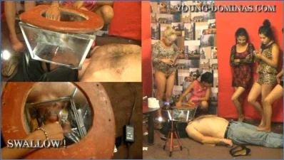 Stupid Slaves Reigns Over with Sordid Vomit and Facesitting in Spanish