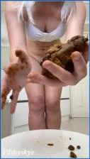 Filthy Skye Solo 2023: Thick Poop Release and Hardcore Scat Action