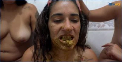 Morena Ros in Kinky Brazilian Poop Fetish with Tay and Natasha Cruel
