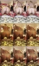 Miss Poopsalot's Extreme Anal Shit in Red Stockings