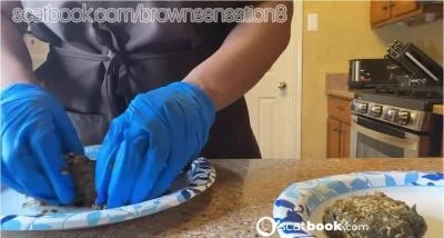 BrownSensation8's Extreme Kinky Fetish and Real Anal Pooping in Darkfans-14