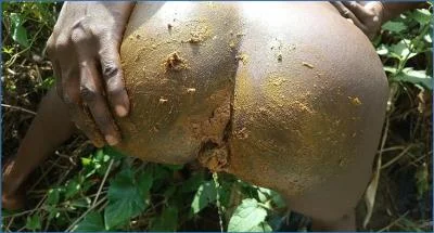 Hardcore Piss Shitting with Pinky Prada in Outdoor Booty Shit Cream