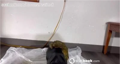 BrownSensation8 delivers hardcore anal shitting and coprophagia action